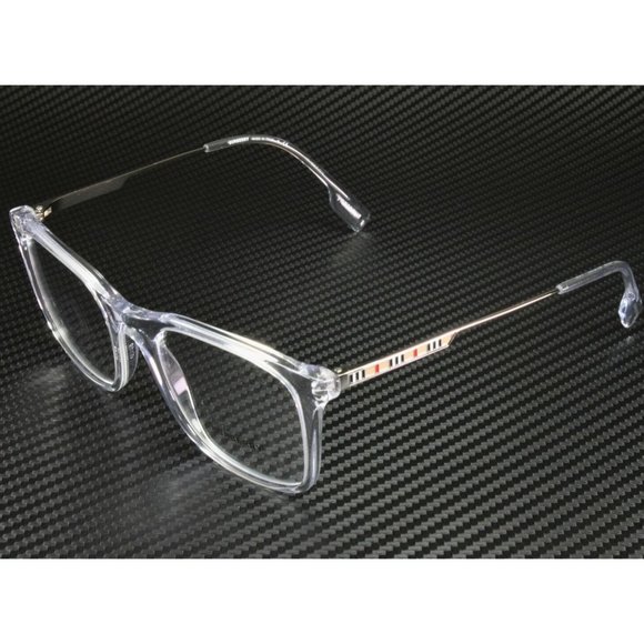 Burberry White Transparent Mens 51mm Eyeglasses - Picture 1 of 5
